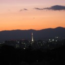 夕暮れ清水寺。