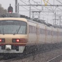 雪中を去る