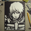 結構揺れたけどバイオメガのヒグイデさんDE切り絵
