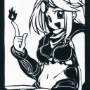 時雨さんのチャンドラさんDE切り絵