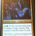【Commander】  Karador, Ghost Chieftain & Nin, the Pain Artist & Archangel of Strife