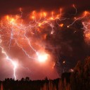 チリの火山噴火