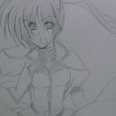 「とらハ3」の音楽聞きながら描くものが