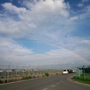 虹の向こうは・・♪
