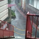突然の大雨