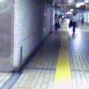 地下道ウォーキング。
