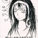 M12でスタン落ちした際に描いたリリアナさんと拡張アート：山(左側6ED、右側PO2 )
