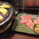 焼肉と花束
