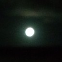 中秋の朝と夜