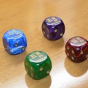 【大会告知】今週末の土曜と月曜（祝）は、板橋Gホールで『GPT』＋『五竜杯』！ あと、『第100回記念五竜』の参加賞ダイスも完成しました。