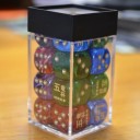 【大会告知】今週末の土曜と月曜（祝）は、板橋Gホールで『GPT』＋『五竜杯』！ あと、『第100回記念五竜』の参加賞ダイスも完成しました。