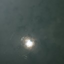 ザルに水