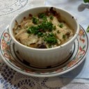 きのこの豆乳グラタン。