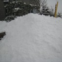 大雪でした