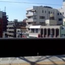 帰りの電車。