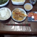 祖父母のランチ。