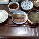 祖父母の朝食。