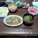 祖父母の夕御飯。（4 ／1）