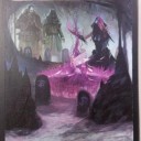 拡張アート《死の支配の呪い/Curse of Death’s Hold》