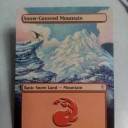 【拡張アート】 冠雪の山/Snow-Covered Mountain