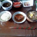 祖父母の朝食。