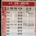 （列待ちのヒマつぶしに）『今日、地方に行ったら電車の本数めちゃくちゃ少なくてさ、見てよこの時刻表』『ん？1時間に1本ならよくある話じゃね』『そうじゃねーよ、