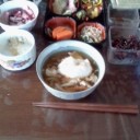 祖父母の朝食。