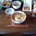 祖父母の朝食。