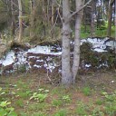 残雪残る５月