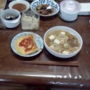 祖父母の朝食。
