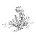 【雨降りは】Skyrim【お絵描き】