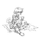 【雨降りは】Skyrim【お絵描き】