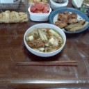 祖父母の朝食。