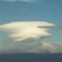 今朝の富士山の笠雲
