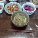 祖父の朝食。
