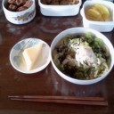祖父母の朝食。