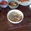 祖父母の朝食。