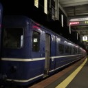ブライトブルーの車列