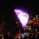革命記念日の花火