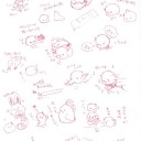 【追記】こちひよの落書きと大妖精完成