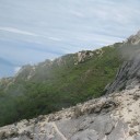 甲斐駒ケ岳の直登コースを行く
