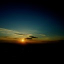 夏の夕日