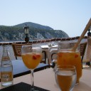 この夏一番のビーチのレストラン