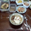 18日の祖父母の朝食。