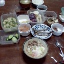 祖父母の朝食。