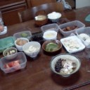 祖父母の朝食。