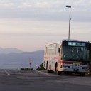 夕暮れの山頂