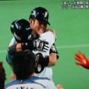 延長１２回、飯山のサヨナラタイムリー２ベースヒット！！