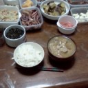 祖母の朝食。