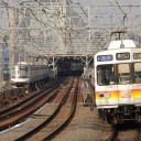 夕刻の複々線